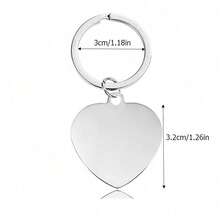 1个情侣钥匙扣，上面写着“我爱你”，送给他的礼物，情人节礼物，送给丈夫/妻子的钥匙扣礼物，送给男朋友/女朋友的礼物，周年纪念日礼物，圣诞节礼物，生日礼物，浪漫礼物 - 銀色 - 查看 4