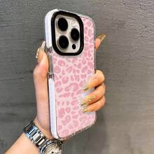Leopard Print Phone Case,  Style, For Compatible With IPhone 17/17pro/17promax/17Air/Iphone16/16pro/16plus/16promax/15/15promax/15pro/11/12/13/14promax/12mini/13mini/11pro/11promax/12pro/12promax/13pro/13promax/14pro/14promax, Chic Animal Print Gift, Girly Fashion Accessory Present - 白色 - 查看 2