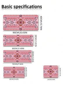 图案桌垫，适用于家庭和办公室的加长型大型鼠标垫、大型游戏鼠标垫、笔记本电脑键盘垫，底部采用防滑橡胶材质，边缘缝合加固。 - 彩色 - 查看 11