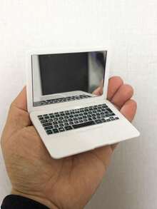 Conjunto de Mini Brinquedos Realistas de Metal com 3 Peças: Telefone, Tablet, Laptop, Decoração de Cena em Miniatura (Ligeira Variação na Cor do Item, o Produto Real Será Enviado) - Multicolorido - Visão 23