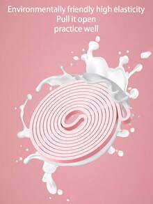 Banda de resistencia de TPE, Cinturón elástico, Cinturón de tensión, Tensor de silicona, Anillo elástico, Cinturón de fitness para ejercicios de tracción, levantamiento de pesas, yoga - Verde - Ver 2