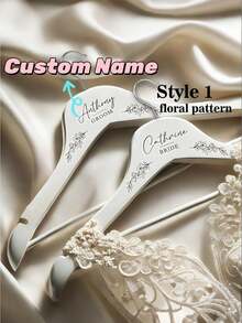 Personalized Bridesmaid Hangers,Wedding Coat Hanger With Personalization,Bridesmaid Hangers Personalized,Bridesmaid Hangers Wedding Hangers Bride Hanger Personalized Wedding Hanger Bridal Hanger Bride Engraved,Ornamental,Reusable,Multi-Functional,Stylish,Exquisite - C - View 5