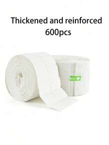 300pcs Lint-Free Nail Cleaning Wet Wipes, Makeup Remover Pad Pads, White Nail Polish Remover Tissues, DIY Manicure Salon Nail Art Tools - White - View 20