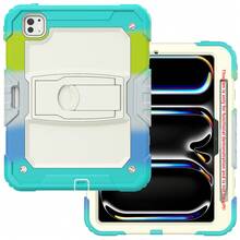 Heavy Duty Shockproof Protective Case Compatible With Ipad (A16) 11th Gen/Air11/Air13 M3 (2025) 9th/8th/7th Gen (2021/2020/2019), Rugged Hard Shell Protective Cover With Built-In Stand, Suitable For 10.2-Inch IPad 2021/2020/2019 - Camouflage Light Blue - View 16