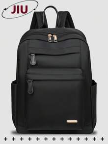 Anti-Theft Multi-Compartment Casual Nylon Backpack Women Purse; Can Hold A 15.6-Inch Business Laptop Backpack; Multi-Pocket Lightweight School Bag; Large-Capacity Travel Bag; Multi-Functional Book Bag - Multicolor - View 14