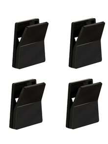 4个浴室毛巾夹，简约壁挂式洗面奶和牙膏收纳架，厨房抹布和手套整理架，时尚简约风格壁挂式橡胶手套挂钩，塑料材质 - 彩色 - 查看 14