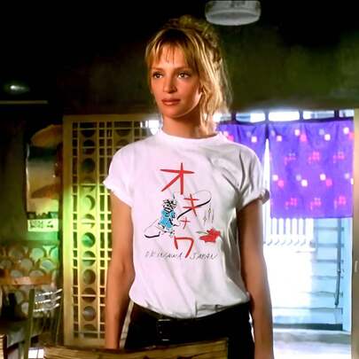 K1ill Bill Beatrix Kiddo T-Shirt, Uma Thurman Okinawa Shirt, Tarantino Movie Graphic T1EE, j1apan Travel Shirt, Cult Movie Fan Gift, VintageTop.JPG