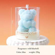 1pc Rose Bear Scented Candle, Elegant Decor, Wedding Companion Gift, Home Decor, Valentine's Day Gift, Birthday Gift, Christmas Decoration, Christmas Gift, Room Decor, Valentine's Day, Valentine's Day Candle, Graduation Season - Available In Multiple Colors - View 31