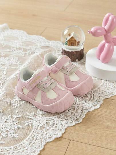 1 Pair Unisex Kids Breathable Sports Shoes, Fashion Toddler Walking Shoes, Cute Infant Outdoor Casual Sneakers, Soft Sole Anti-Slip Durable Trainers For Daily Wear, Spring/Summer/Autumn