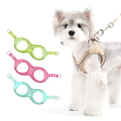 New Soft & Lightweight Step-In Dog Harness, Breathable Mesh Pet Chest Strap With Reflective Safety, Convenient For Walking Small Dogs & Cats Outdoor
