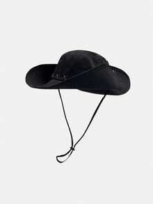 Retro Western Cowboyhut, geeignet für Frauen, Outdoor-Wandern, Reisen, Sonnenschutz, auch als Herrenfischerhut - Verschiedenfarbig - Übersicht 7