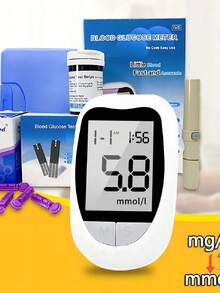 Glucometro Glucosa Medidor De Glicemia Glucometro Sin Lancetas Medclean Solutions - Blanco - Ver 2