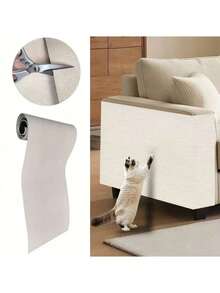 1/2pcs Self-Adhesive Cat Scratching Board, Climbing Cat Scratch Pad With Sofa Protection Function (Prevent Cat Scratching), Suitable For Sofa, Wall And Furniture, Room Decor, Christmas Gift - Multicolor - View 44