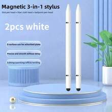 2pcs/Set High Precision 3-In-1 Stylus Pen, Compatible With Apple IPad, Apple Pencil, Writing & Drawing Capacitive Pen Gifts For Mother, Family, Friends, Kids, Birthday, Holiday - Multicolor - View 9