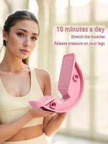 Angled Foot Pedal Professional Ankle Stretcher Board, Muscle Tension Relief, Improve Arch Flexibility, Calf Massage Stretcher, Multi-Functional Foot Pedal Balance Flexibility Training Muscle Massage Yoga Fitness Auxiliary Equipment Foot Massager Suitable For All Users - Multicolor - View 2