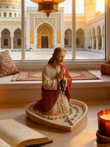 圣母玛利亚念珠架，念珠收纳架，天主教家居装饰，优雅圣母玛利亚祈祷念珠盒，宗教礼品，天主教礼品，适用于卧室、客厅、办公桌装饰，也可用于客厅、卧室、书房、婚礼、节日氛围、情人节、结婚礼物、最佳节日礼物、展示架装饰、生日礼物、毕业礼物 - 多色 - 查看 7