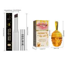 EELHOE Kit de Cuidado Labial de Miel Natural con Vitamina E - Portátil para Uso Diario y Reparación Nocturna, Ligero Sin Residuo, Suaviza Cutículas, Diminuye Líneas, Mejora Tonos Opacos, Labios Suaves - Honey - Ver 3