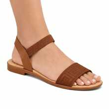 ALLEAN Flat Sandal With Elastic - SB OFF/CARAMELOOOO - 查看 3