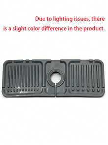 1 Piece Kitchen Silicone Faucet Drip Tray Can Be Cut To Fit Sink, Multi-Functional Waterproof And Anti-Fouling Countertop Storage Mat, Homewashing Gap Water Drip Board, Kitchen Magic Tool - Multicolor - View 15