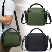 Digital Camera Shoulder Bag Crossbody Waterproof Carry Case For DSLR SLR Canon D - Army Green - View 4