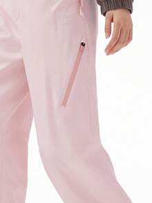 CAMEL CROWN 女士户外防风防水软壳裤，透气耐穿，适合徒步旅行，秋冬季 - 木黛色 - 查看 3