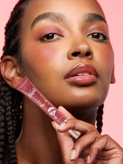 光泽滋养唇彩，轻盈保湿，色彩饱满，易于涂抹，持久显色，打造如玻璃般柔滑的双唇，彩色唇彩液体唇膏，滋养保湿，液体粉底腮红眼影，自然光泽