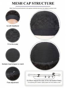 Afro Curly Headband Wig Synthetic Yaki Curly Half Wigs For Black Women Kinky Curly Glueless Wig With Bottom Bouncy Curls Blowout Style Natural Black 24 Inch - Black Brown - View 9