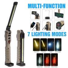 New Dual-Sided COB Foldable Work Light With Strong Magnet, 3 Light Sources, Bright Flashlight, Repair Lamp - Work Light - View 8