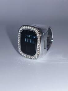 OLED Screen Multi-Channel Vibration Reminder Time Date Alarm Function Ring-Shaped Electronic Counter, New Counter Tasbih Watch Ring, OLED Screen Display, 33_66_99_100 Vibration Prompt, Fashionable & Luxurious, Suitable For Muslim Prayer Counting, Festival Gifts, Etc. - Multicolor - View 7