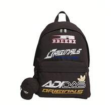 Mochila adidas de 28,5 l con correa ajustable para el hombro, cómoda, unisex, para parejas, color negro - Negro - Ver 2