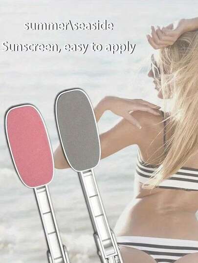 1pc Portable Back Applicator, Body Lotion Spreading Tool, Back Scratcher For Applying Body Cream