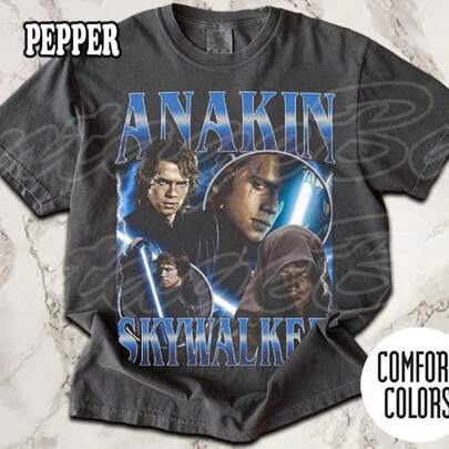 Camiseta Skywalker Comfort, Camiseta Skywalker Vintage, Camiseta unisex para mujer y hombre