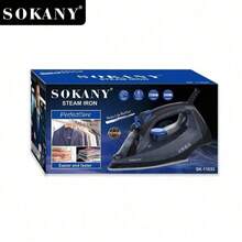 SOKANY 11033 家用多功能電熨斗 蒸汽熨燙 2200W 高功率快速加熱 300ml 大容量 多段溫度調節 輕鬆熨燙領口、鈕扣及其他小面積區域 - 查看 7