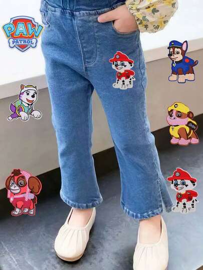  Set de 6 parches bordados de estilo anime de Paw Patrol, de colores y diseños aleatorios. Parche bordado con el emblema del equipo de agentes caninos. Etiqueta de tela con forma de perro. Parche bordado adorable de dibujos animados. Parche bordado para decorar ropa y accesorios como mochilas, chalecos, bolsas de deporte, gorras. Ideal como regalo de cumpleaños o graduación.