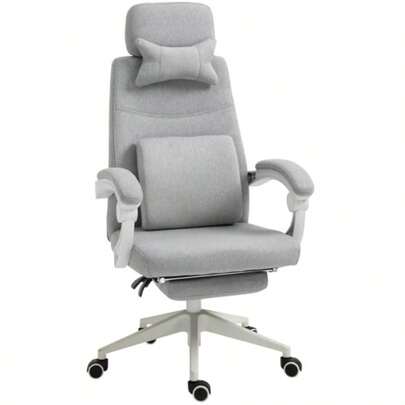 Office Chair, Gaming Chair, Rolling Chair, Ergonomic, Polyester, Foam, Multi-Layer Panel, 62 X 68 X 117-127 Cm