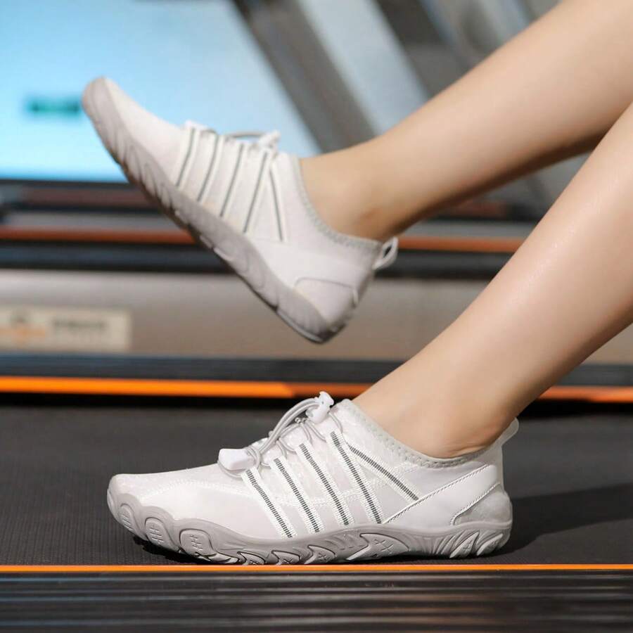 户外游泳鞋、男女水鞋、潜水鞋、沙滩浮潜鞋、钓鱼鞋、室内瑜伽健身鞋 - 白色 - 查看 1