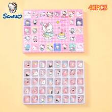 三丽鸥盲盒玩具套装（24/40个），收藏人偶，适合14岁以上人群，颜色随机，非常适合作为生日、情人节、圣帕特里克节、复活节礼物（注：人偶随机包含，不限于图片所示款式） - 彩色 - 查看 4