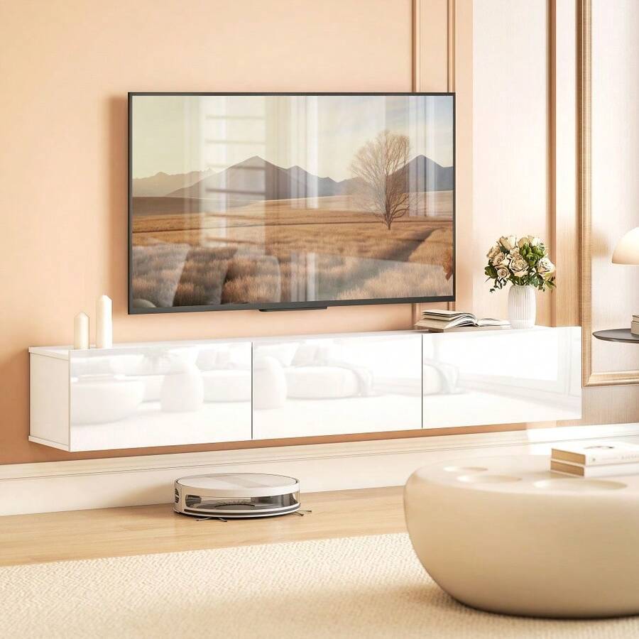 Television Stands & Entertainment Centers - White - View 1