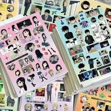 灵能百分百动漫贴纸，校园与超能力相结合，防水材质，适用于手机壳装饰 - 彩色 - 查看 4