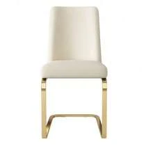 Dining Chairs - Beige + Velvet-1 - View 10