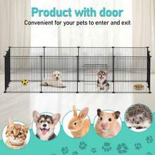 Tierkäfige - 24 Stück Schwarz - Übersicht 5