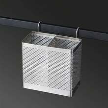 1Pc Stainless Steel Utensil Holder Dish Rack Chopstick Basket Silverware Drying Holder For Dishwasher Utensil Drying Rack - 2 - View 2