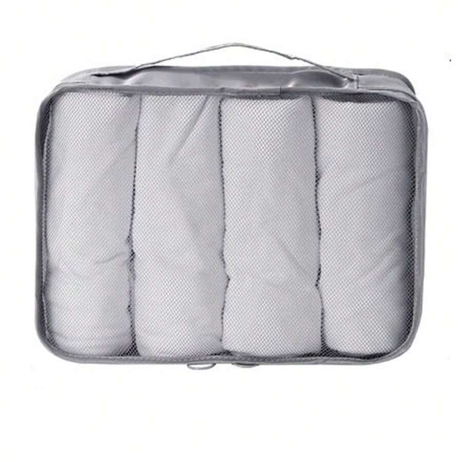 OISE ART STORE Organizer Viaggio Organizza Valigia Bagagli Borsa Per Vestiti 30x20x12cm Grigia 87718 - - Multicolore - Visualizzare 1