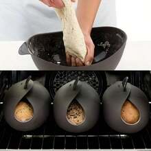 1pc Silicone Bread Maker, Silicone Bread Bowl Loaf Pan For Homemade Baking Bread - Multicolor - View 9