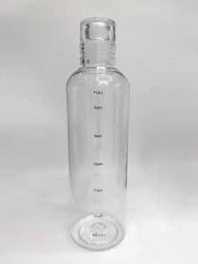 1pc/Portable Large Capacity Plastic Water Bottle, Beautiful Shaker, Travel Essentials, Glass Juice Bottle, Water Bottlepp - Multicolor - View 16