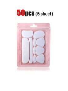 200/100/50/10pcs Facial Smile Lines Stickers, Easy-To-Use Facial Cheek Skin Care Stickers, Multi-Purpose V-Shaped Face Firming Stickers, Forehead Care Stickers,Lifting Face Tape, Face Neck Lifting Tape, Face Lift Stickers, Transparent, Unscented, Non-Invasive - Multicolor - View 7