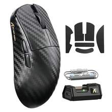 Chuột chơi game không dây ATTACK SHARK R11 Ultra 8K sợi carbon với độ phân giải 42000 DPI - Cảm biến PAW3950 MAX - Trọng lượng nhẹ 49g, chip MCU Nordic 52840, kết nối có dây/Bluetooth/2.4Ghz có thể lập trình, cáp xoắn RGB dành cho PC - Nhiều màu - Xem 12