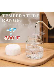 1个/2个装便携式外带玻璃咖啡杯水瓶，带盖牛奶杯饮水杯，耐热茶杯，家用厨房日常密封旅行杯 - 彩色 - 查看 9