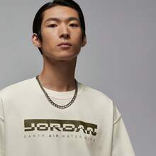 Jordan 男士 AS BRK HM FLC CREW LB 针织圆领卫衣 IQ2978-133 - 米色 - 查看 3