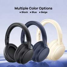 REMAX 降噪无线耳机，轻盈舒适，配备蛋白皮耳罩、可调节头带、40mm驱动单元带来沉浸式音效、3种EQ模式、19小时续航时间及有线模式，运动耳机，游戏耳机 - RB-100HB - 查看 11